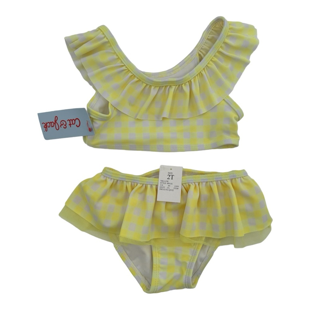 2T NWT Cat & Jack Two Piece Swimsuit
